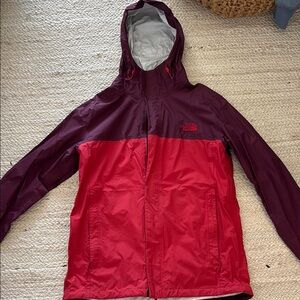 The North Face Red and Burgundy Jacket